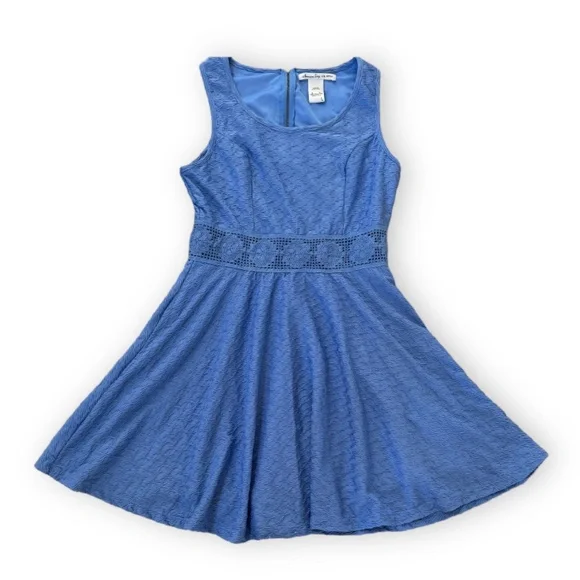 American Rag Dresses | American Rag Powder Blue Skater Dress Size L | Color: Blue | Size: L | Elleninouye's Closet American Rag Dresses | American Rag Powder Blue Skater Dress Size L | Color: Blue | Size: L | Elleninouye's Closet